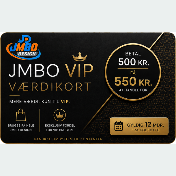 JMBO VIP V�rdikort550
