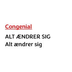 Alt ndrer sig