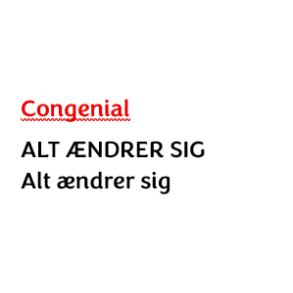 Alt �ndrer sig