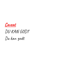 Du kan godt