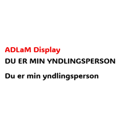Du er min yndlingsperson