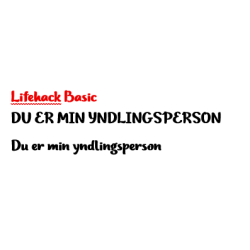 Du er min yndlingsperson