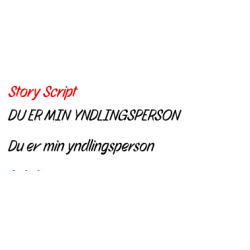 Du er min yndlingsperson