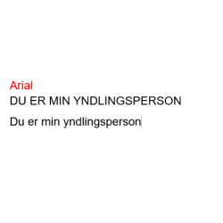 Du er min yndlingsperson