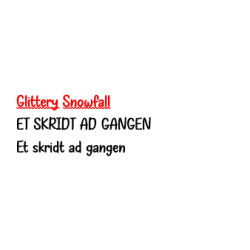 Et skridt ad gangen