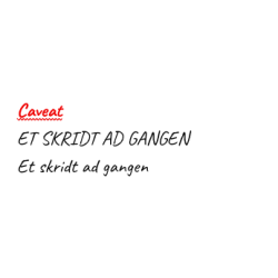 Et skridt ad gangen