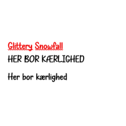 Her bor krlighed
