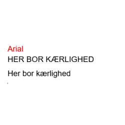 Her bor krlighed