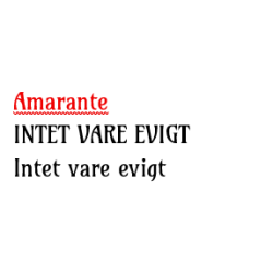 Intet vare evigt