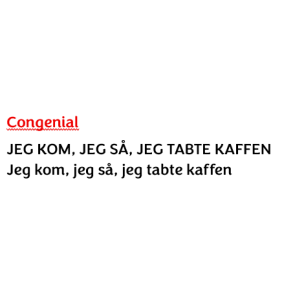 Jeg kom jeg s� jeg tabte kaffen