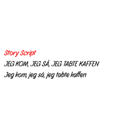 Jeg kom jeg s jeg tabte kaffen