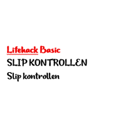 Slip kontrollen