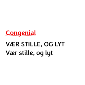 V�r stille og lyt