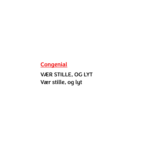 Vr stille og lyt