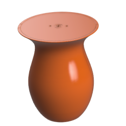 ClayShaper Orchid Bloom Vase