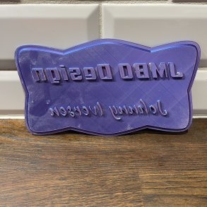 Dekorativ skilt- & fadramme