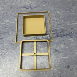 Komplet s�t � Firkantet form 100 � 100 � 20 mm