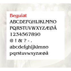 Personlige Tekststempler 15-19mm 1 linje
