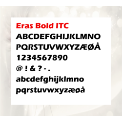 Personlige Tekststempler 15-19mm 1 linje