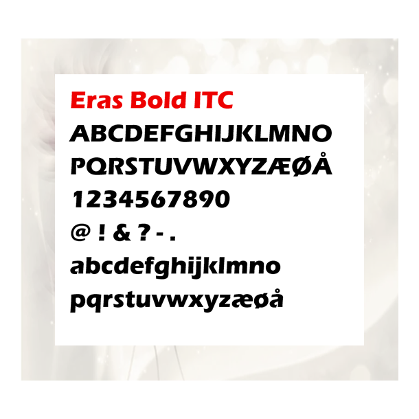 Eras Bold ITC Store