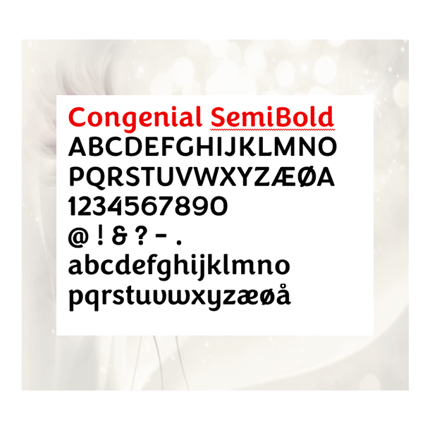 Congenial SemiBold Sm