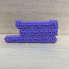 Personlige Tekststempler 7- 19mm Multiline 1-4 linjer