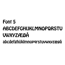 Personlige Tekststempler 7- 19mm Multiline 1-4 linjer