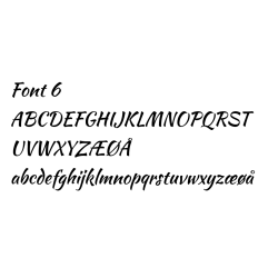 Personlige Tekststempler 7- 19mm Multiline 1-4 linjer