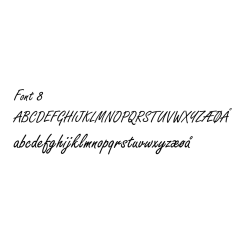 Personlige Tekststempler 7- 19mm Multiline 1-4 linjer