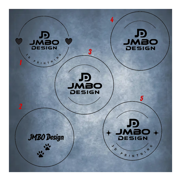 Signatur Stempel  RoundSigna (rundt design)