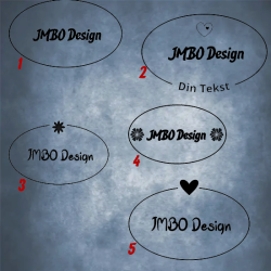 Signatur Stempel  OvalSigna (ovalt design)