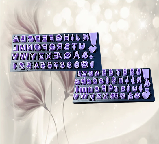 Komplette bogstav s&aelig;t - Sm&aring; & Store bogstaver 