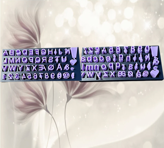 Komplette bogstav sæt - Små & Store bogstaver 